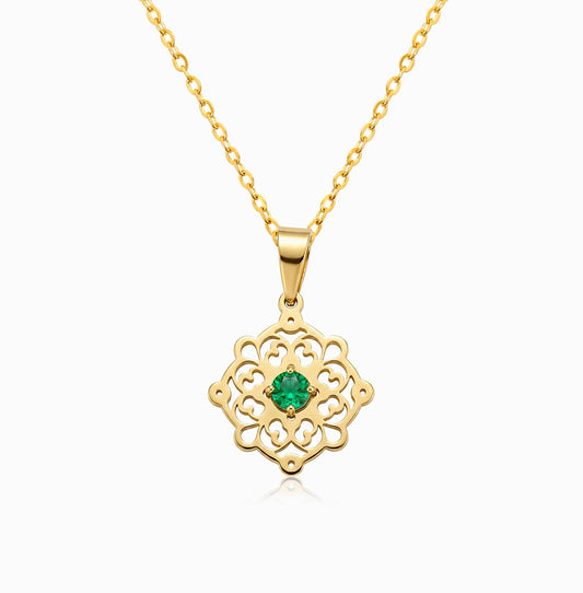 Colar Vintage CL0118 - Aço Inox Dourado