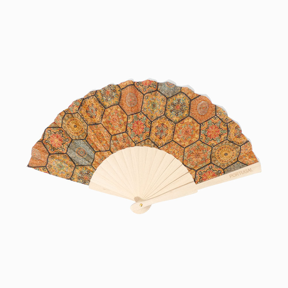 Conjunto 6un Mix Leque de Cortiça Estampado ZG9003