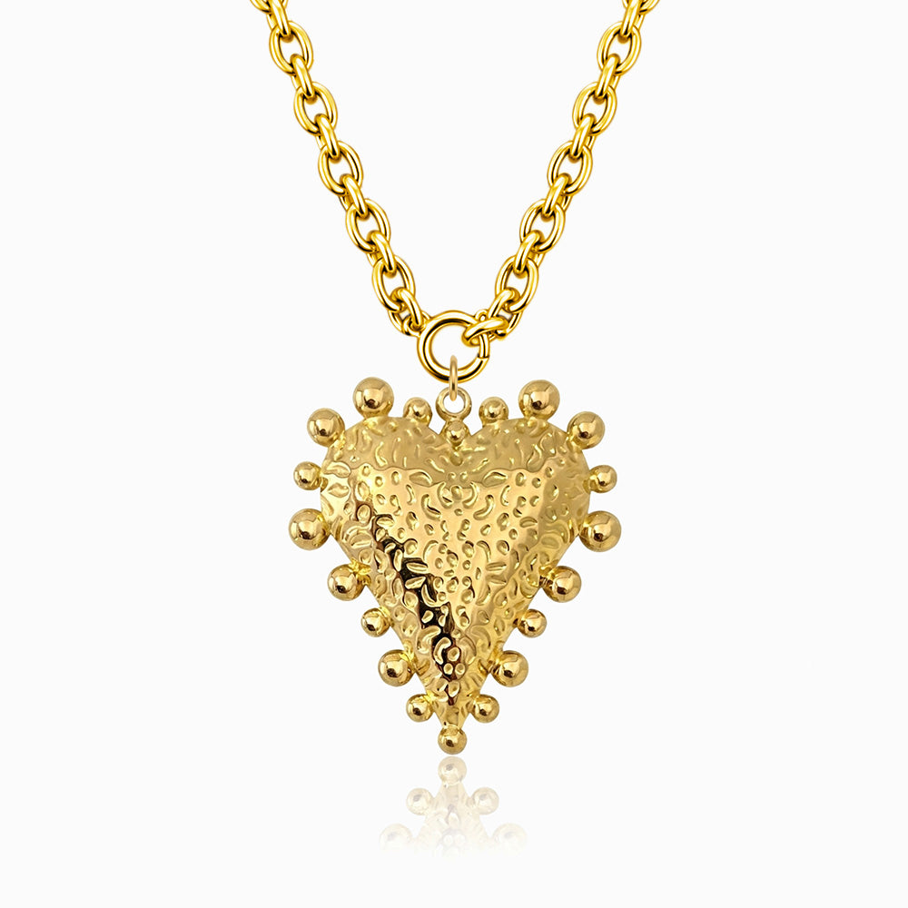 Colar Coração CL0181 - Aço Inox