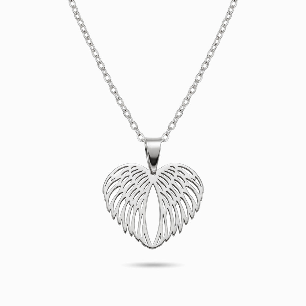 Colar Asa de Anjo CL0655P-MBE004 - Aço Inox