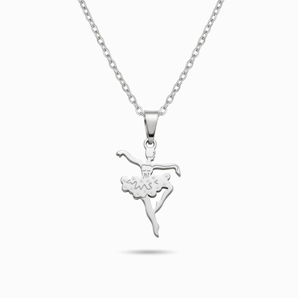Colar Bailarina CL0658P-MBE005 - Aço Inox