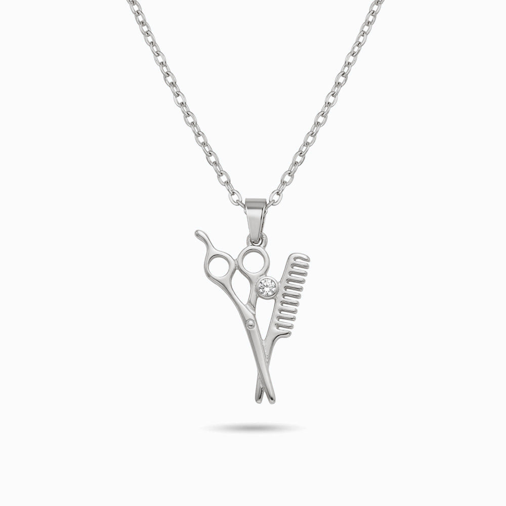 Colar Cabeleireiro CL0686P-MBE013 - Aço Inox