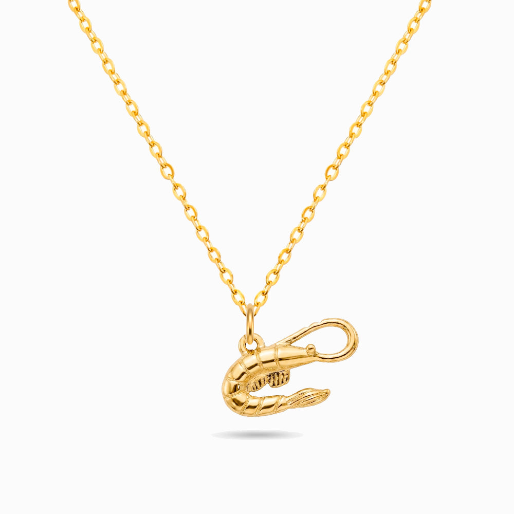 Shrimp Necklace CL0265 - Stainless Steel