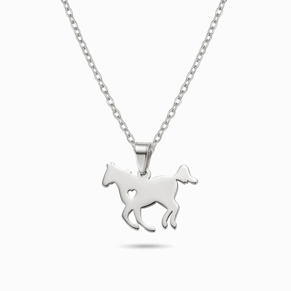 Colar Cavalo CL0635P-MBE004 - Aço Inox