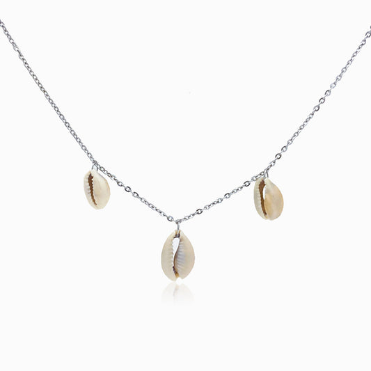 Colar Concha CL3016 - Aço Inox Prateado