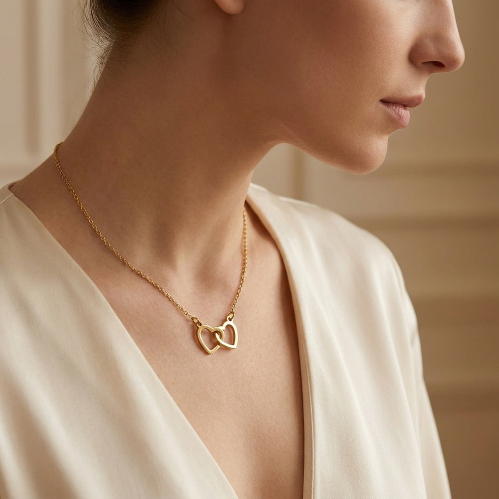 Collar Corazón CL1002 - Acero Inoxidable