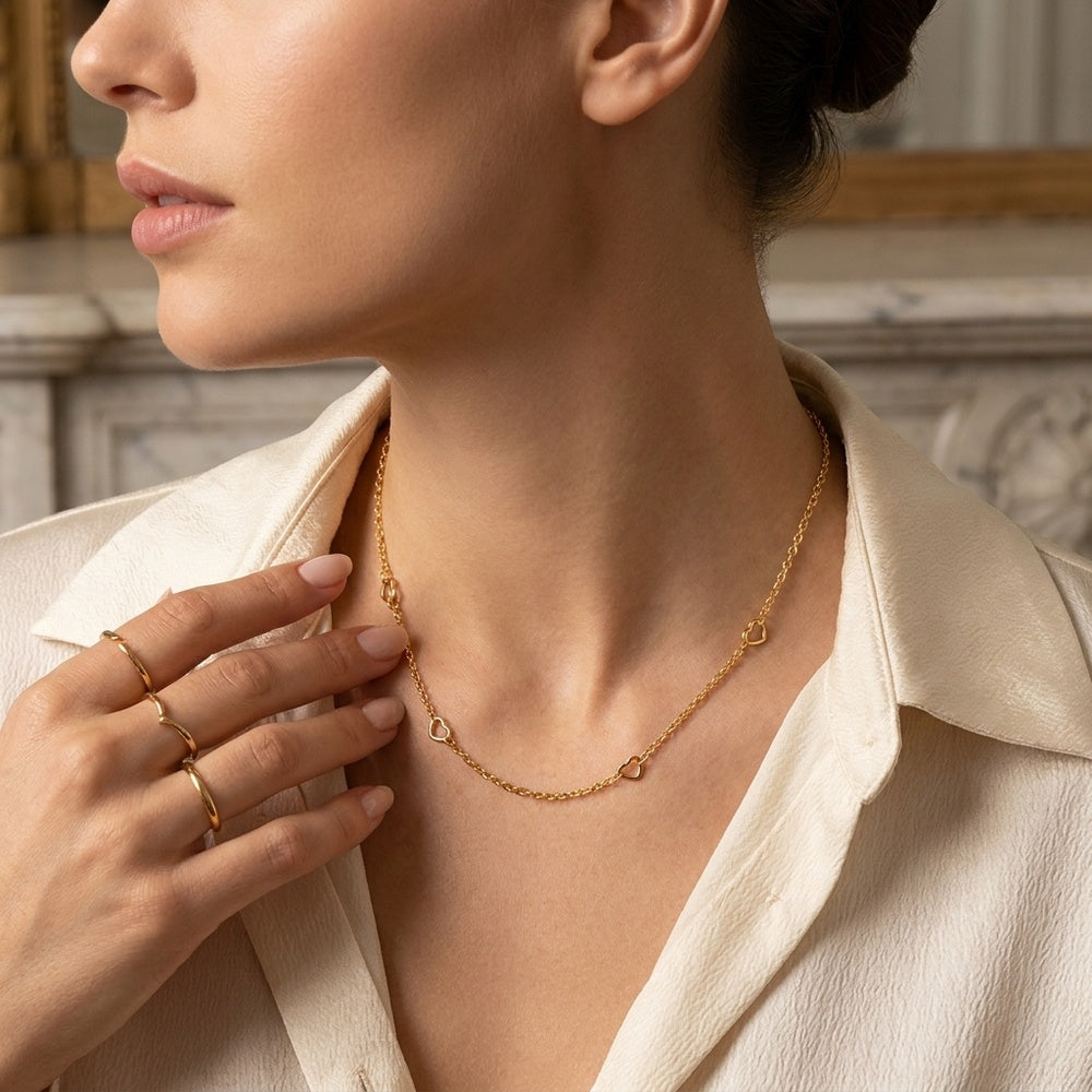 Collier Coeur CL2113 - Acier Inoxydable