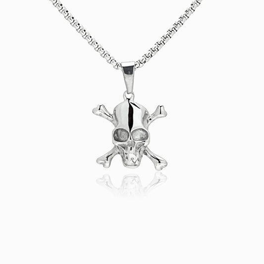 Colar Crânio CL5040 - Aço Inox