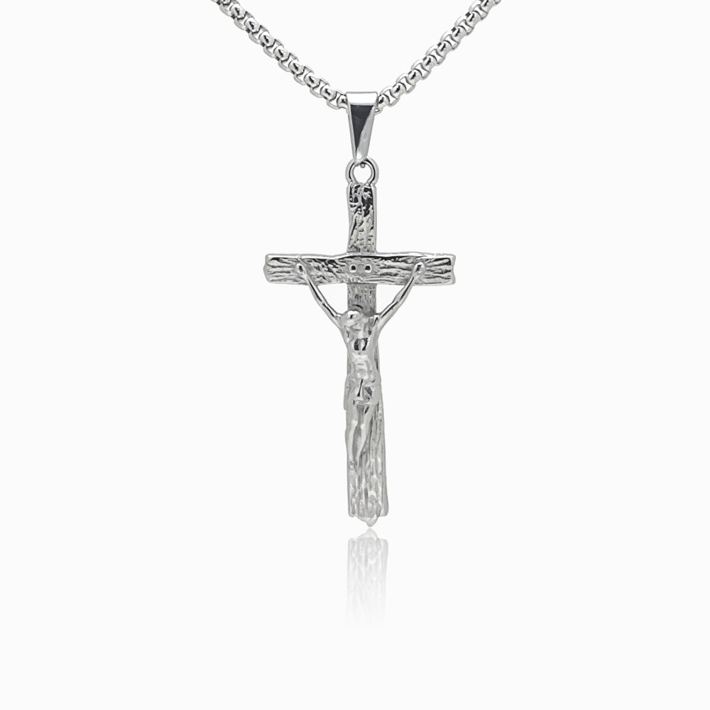 Colar Crucifixo CL5048 - Aço Inox