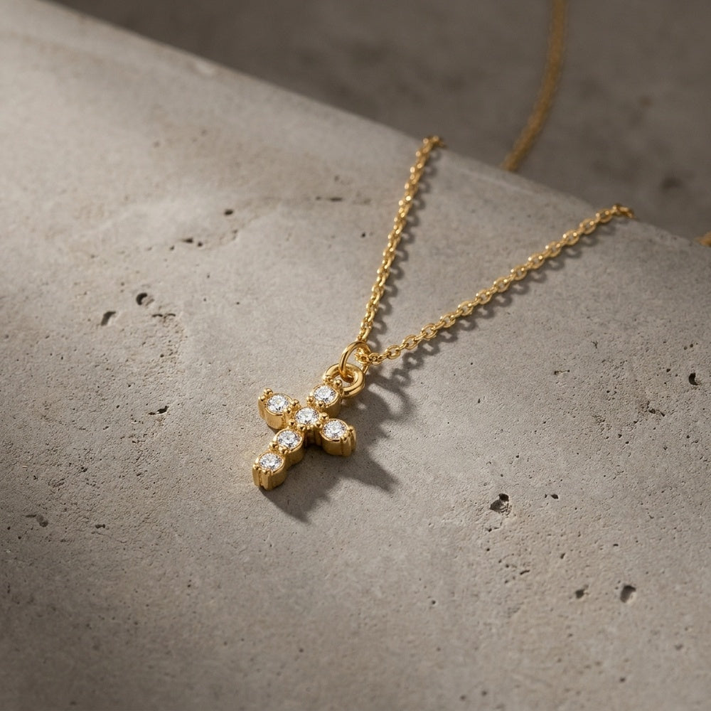 Collier Croix CL0362 - Acier Inoxydable