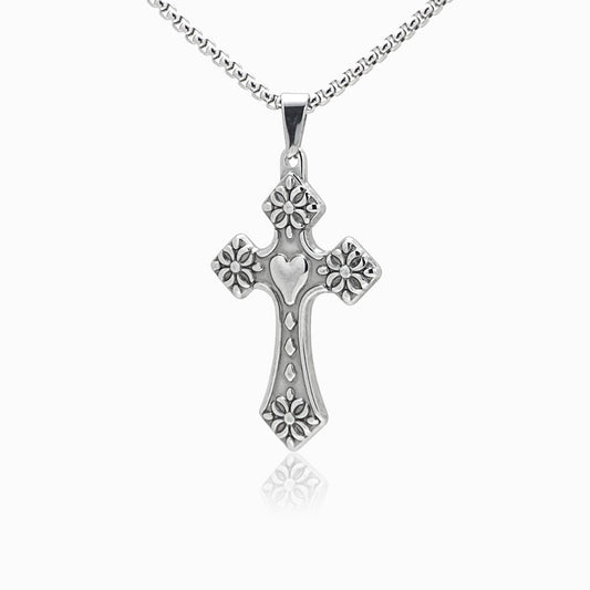 Colar Cruz CL5046 - Aço Inox