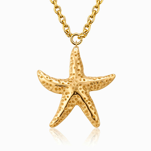Colar Estrela do Mar CL0188 - Aço Inox