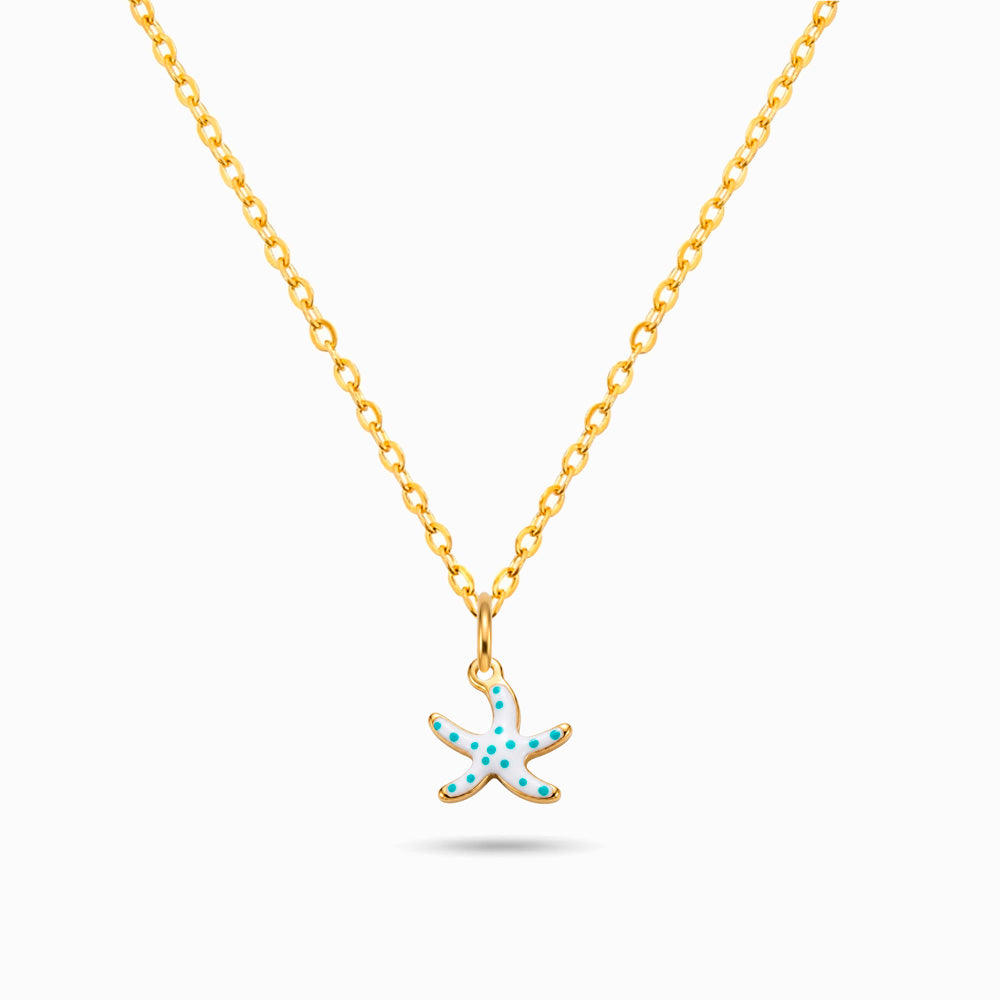 Collier Étoile de Mer CL0269 - Acier Inoxydable