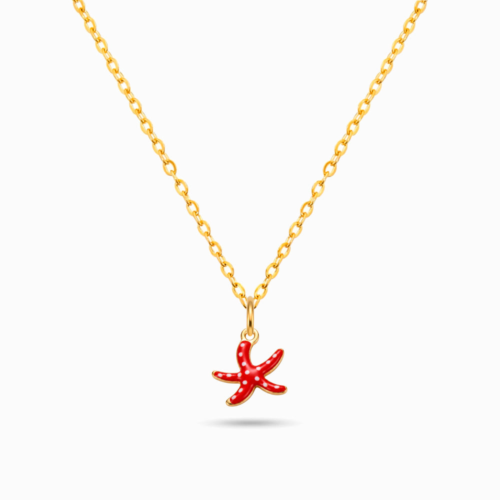 Collier Étoile de Mer CL0269 - Acier Inoxydable