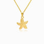 Colar Estrela do Mar CL1189 - Aço Inox Dourado