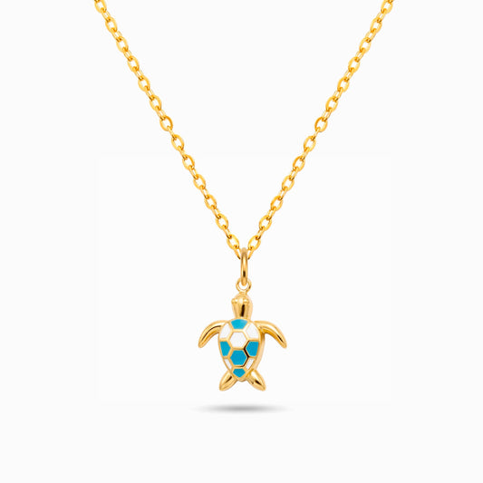 Colar Tartaruga CL0260 - Aço Inox