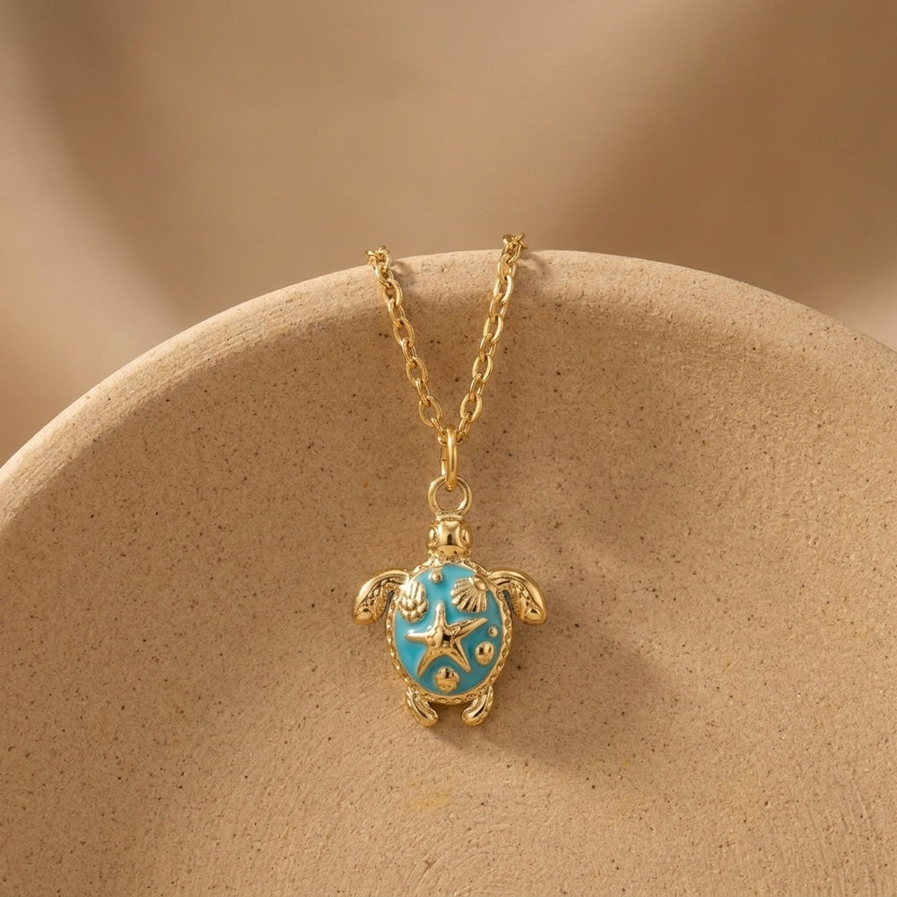 Collier Tortue CL0329 - Acier Inoxydable