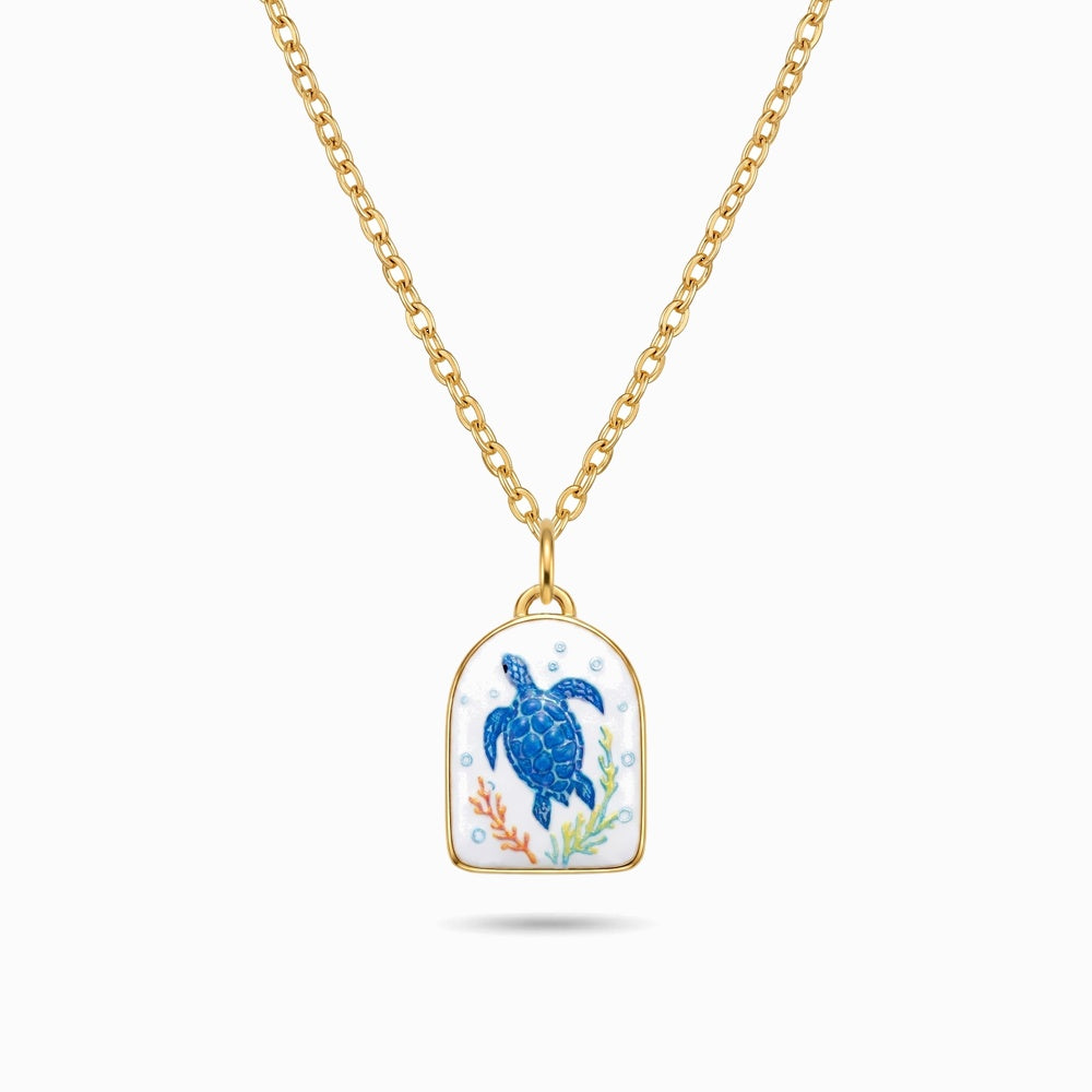 Colar Verão CL0629D-MBE009 - Aço Inox