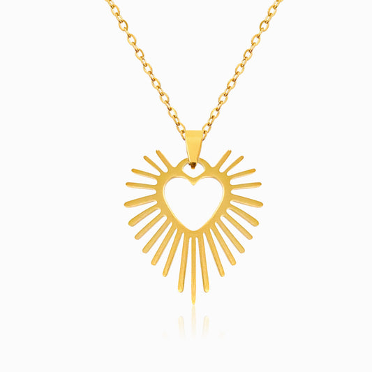 Necklace with Heart CL1086 - Stainless Steel