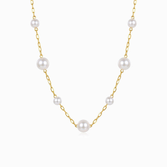 Colar com Pérolas CL2123D-LCR100 - Aço Inox