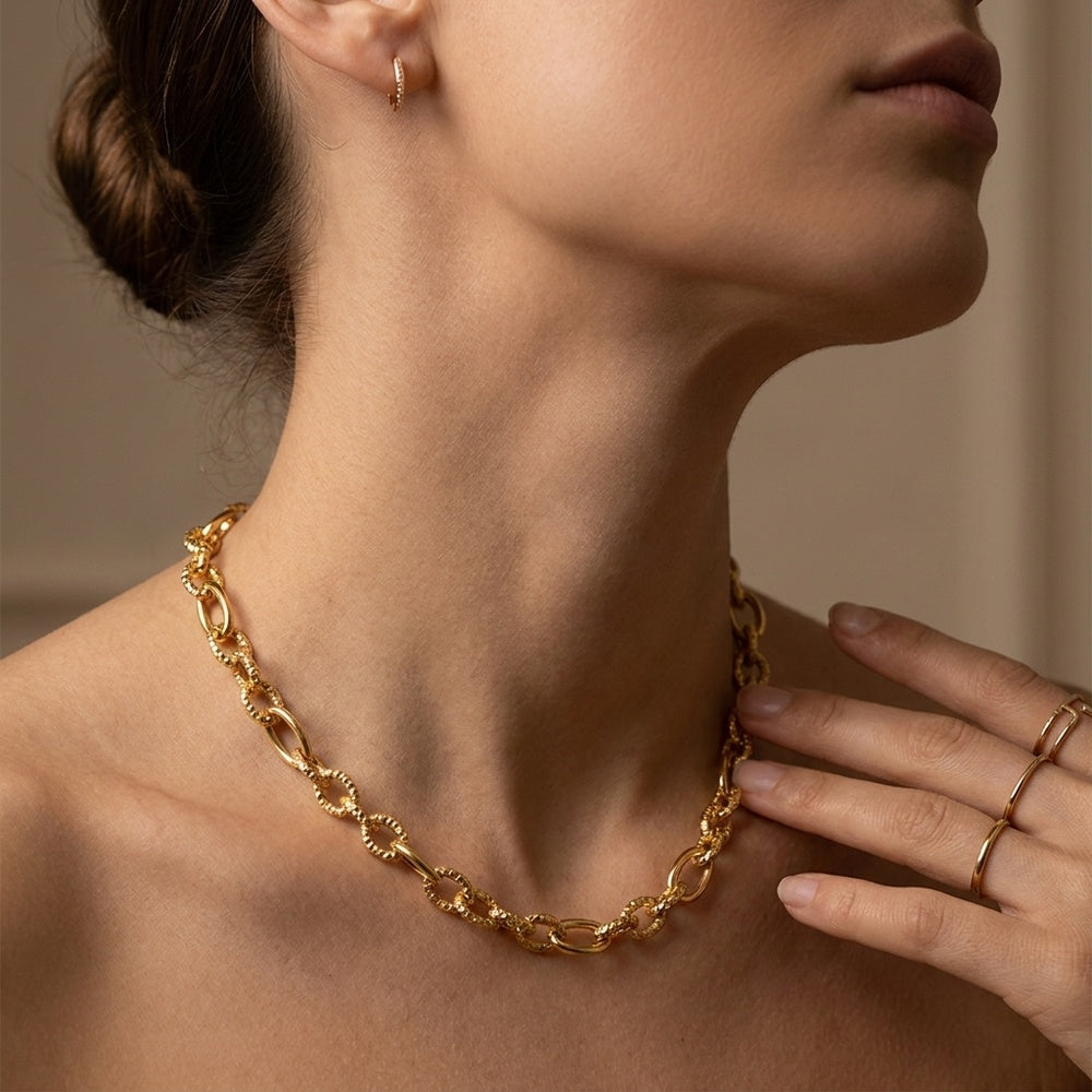 Collier Chaîne CL2111 - Acier Inoxydable