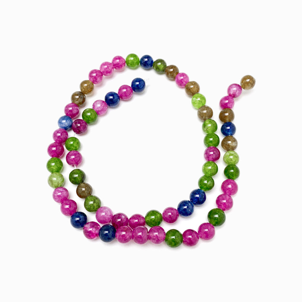 Fiada Contas Quartzo Mix 6mm PN1061