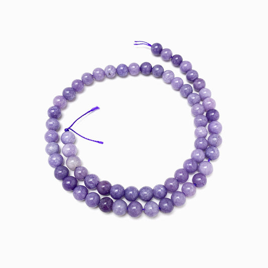 Fiada Contas Quartzo Roxo Escuro 6mm PN1058