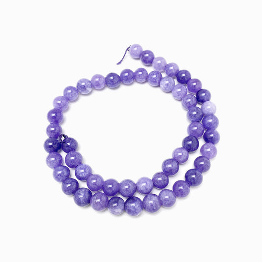 Fiada Contas Quartzo Roxo Escuro 8mm PN8087