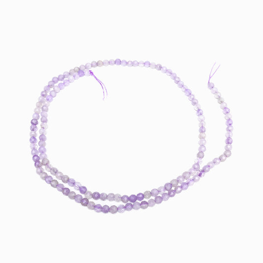 Fiada Contas Facetadas Ametista Claro 3mm
