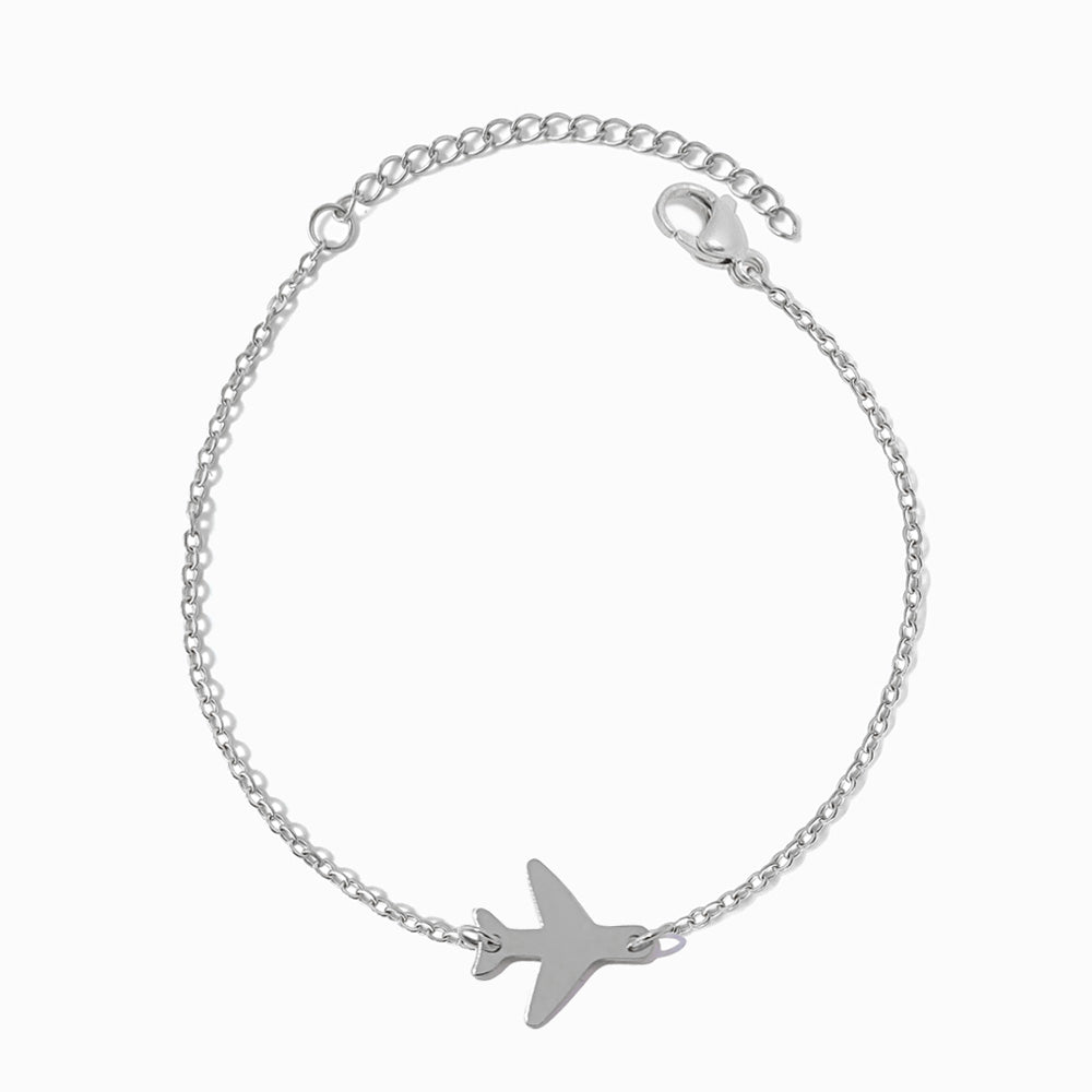 Pulseira Avião SL2361 - Aço Inox Prateado