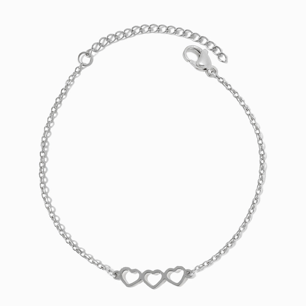 Pulseira Coração SL2316 - Aço Inox Prateado