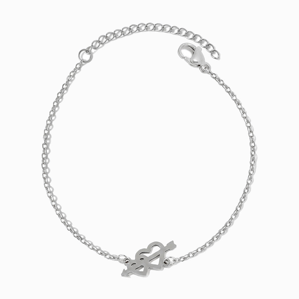 Pulseira Coração SL2317 - Aço Inox Prateado