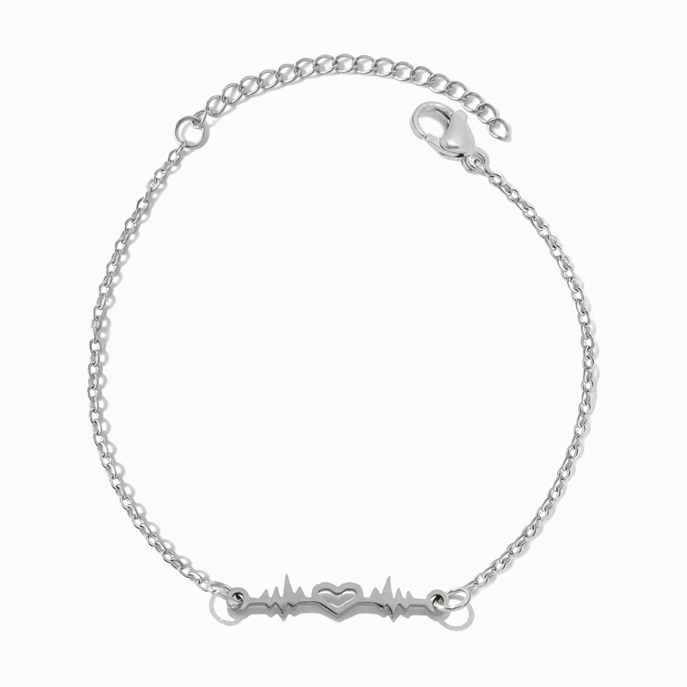 Pulseira Coração SL2319 - Aço Inox Prateado