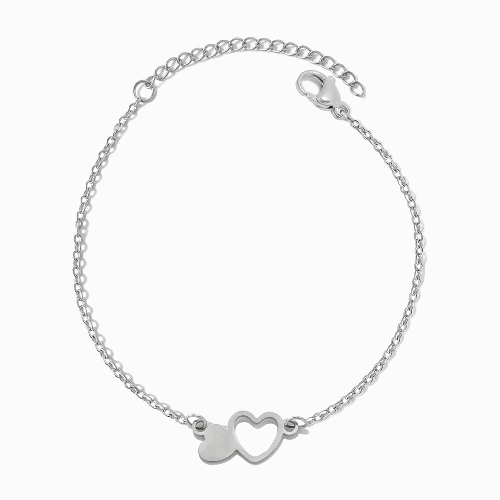 Pulseira Coração SL2320 - Aço Inox Prateado