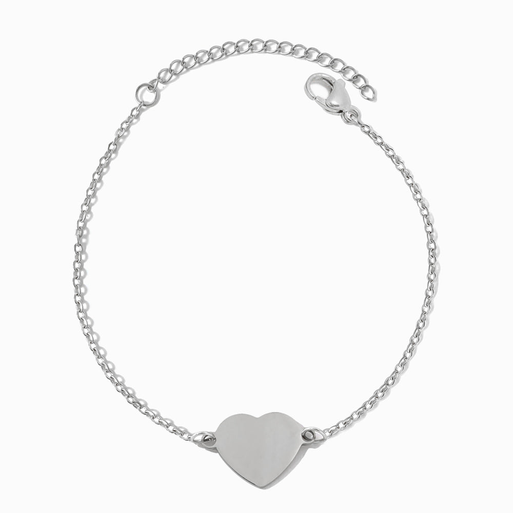Pulseira Coração SL2326 - Aço Inox Prateado
