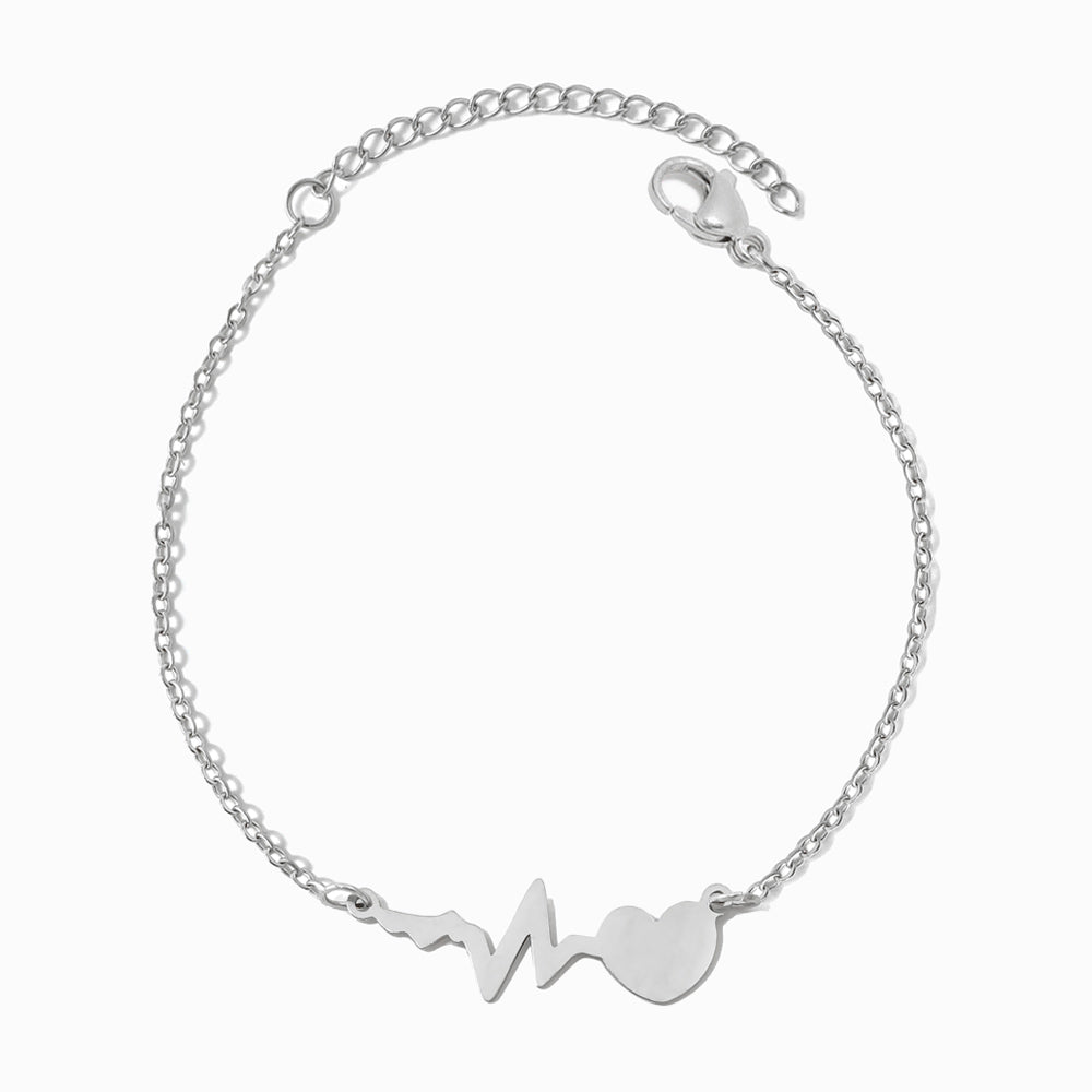 Pulseira Coração SL2328 - Aço Inox Prateado