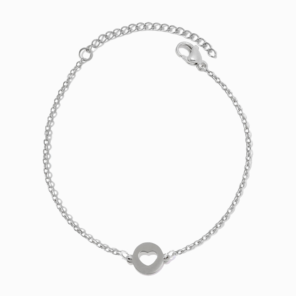Pulseira Coração SL2330 - Aço Inox Prateado