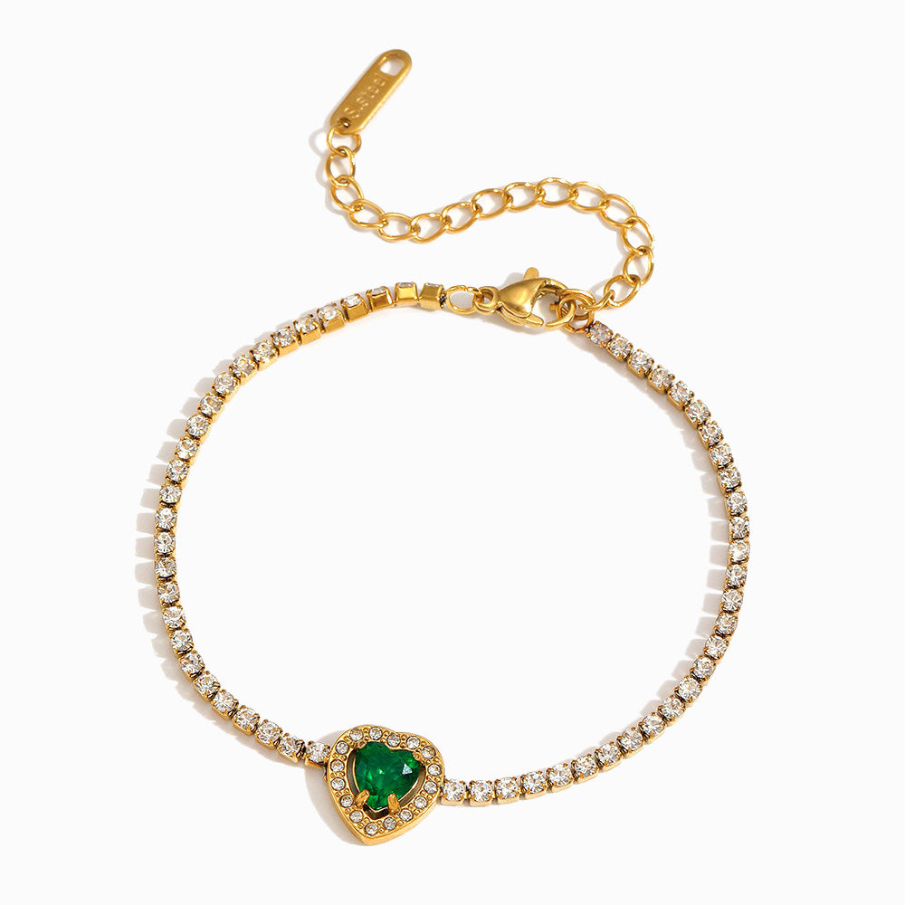 Pulseira Coração SL2381 - Aço Inox