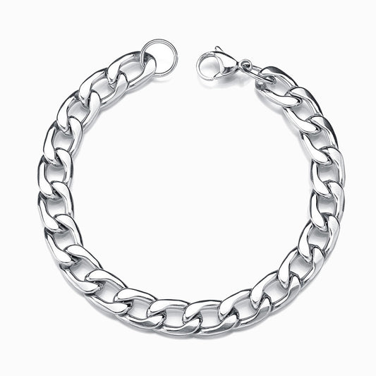 Pulseira Cubana para Homem SL2236 - Aço Inox