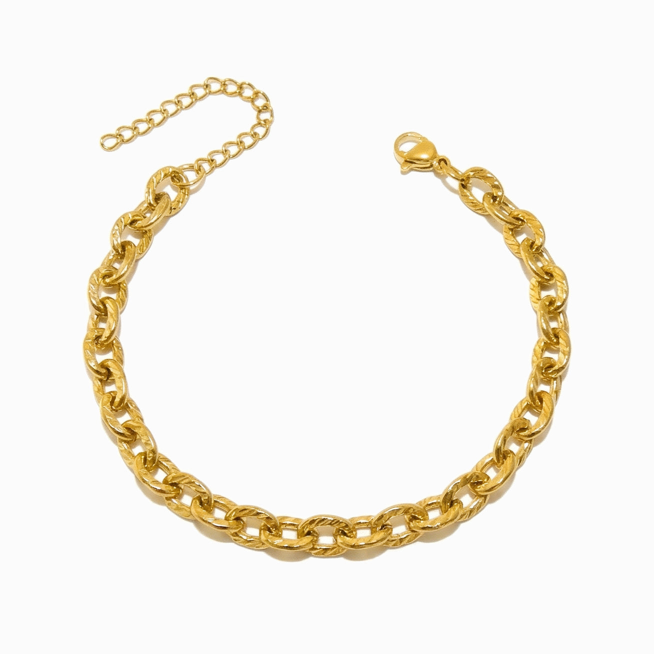 Pulseira de Corrente SL2371 - Aço Inox Dourado