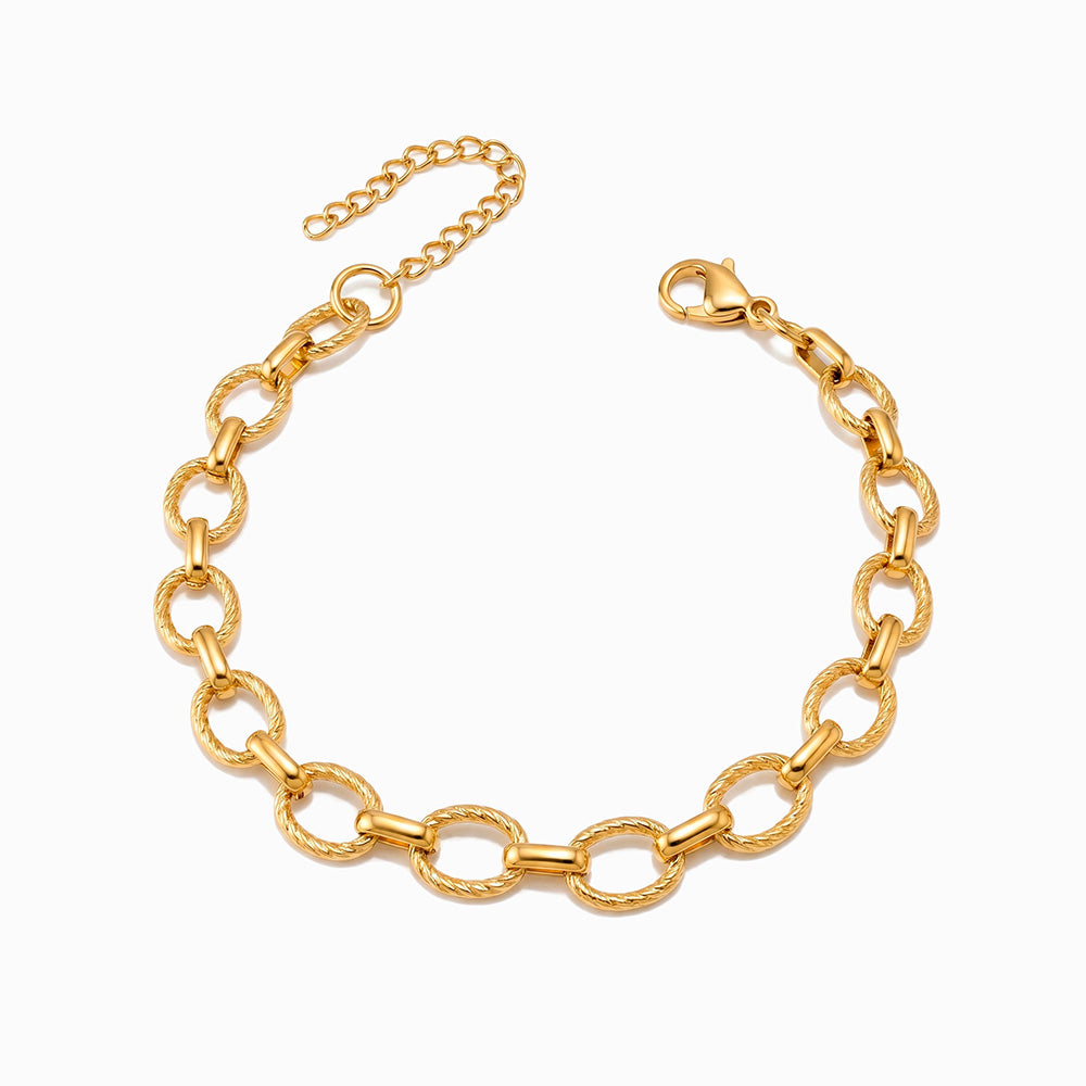 Pulseira de Corrente SL2389 - Aço Inox