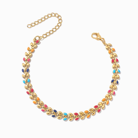 Pulseira Espiga de Trigo SL8014 - Aço Inox