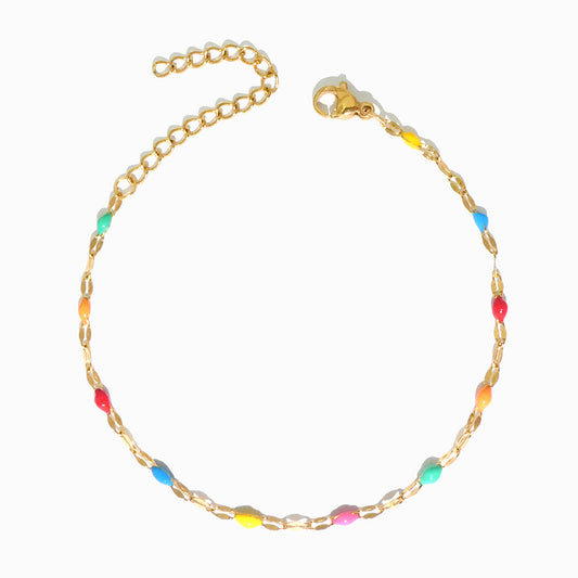Pulseira Minimalista SL2217 - Aço Inox com Esmalte