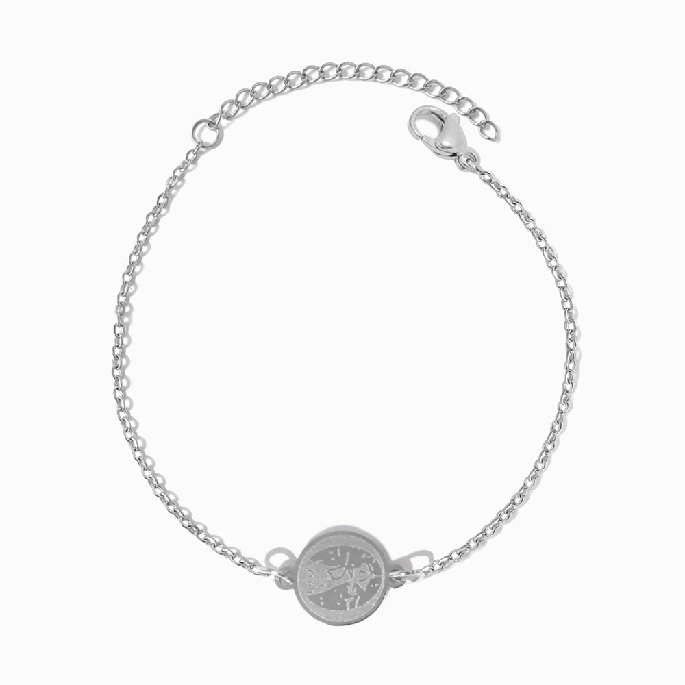 Pulseira Nossa Senhora SL2370 - Aço Inox Prateado