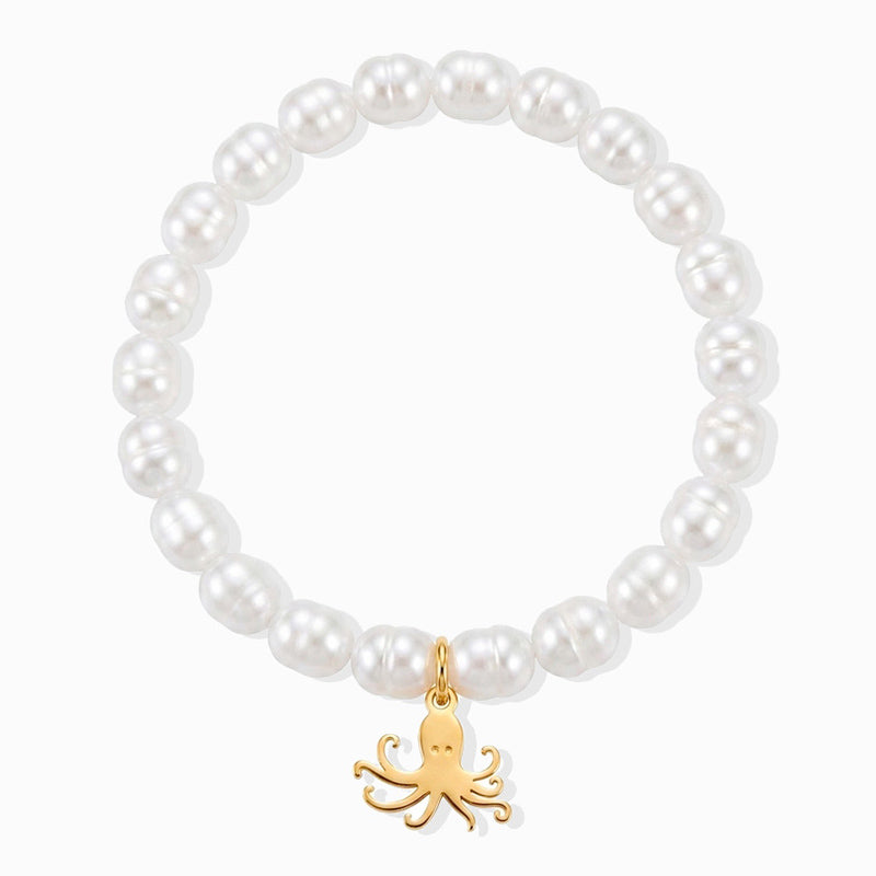 Conjunto 10 Pulseiras Elásticas Verão SL3116 - Aço Inox com Pérola