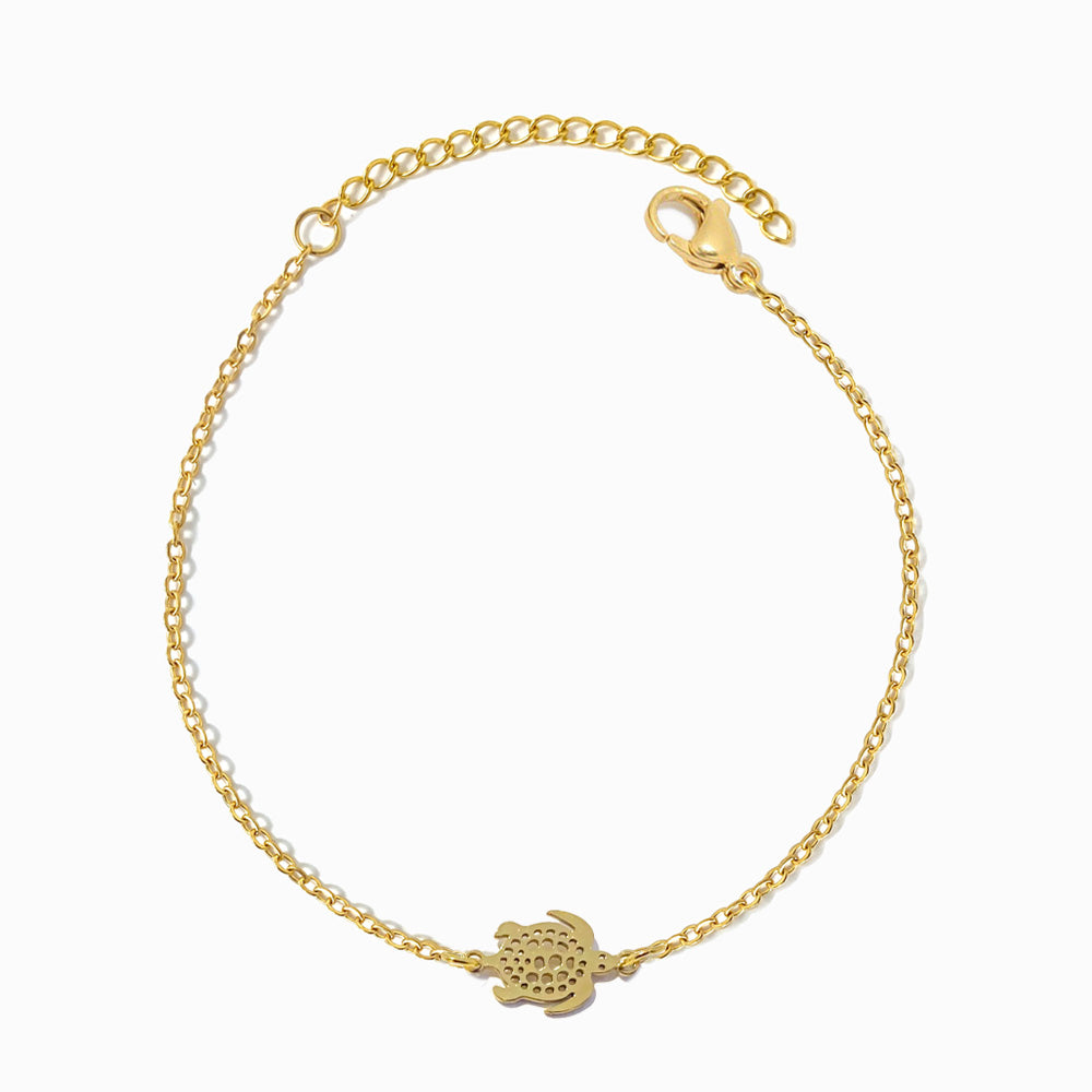 Pulseira Tartaruga SL2362 - Aço Inox Dourado