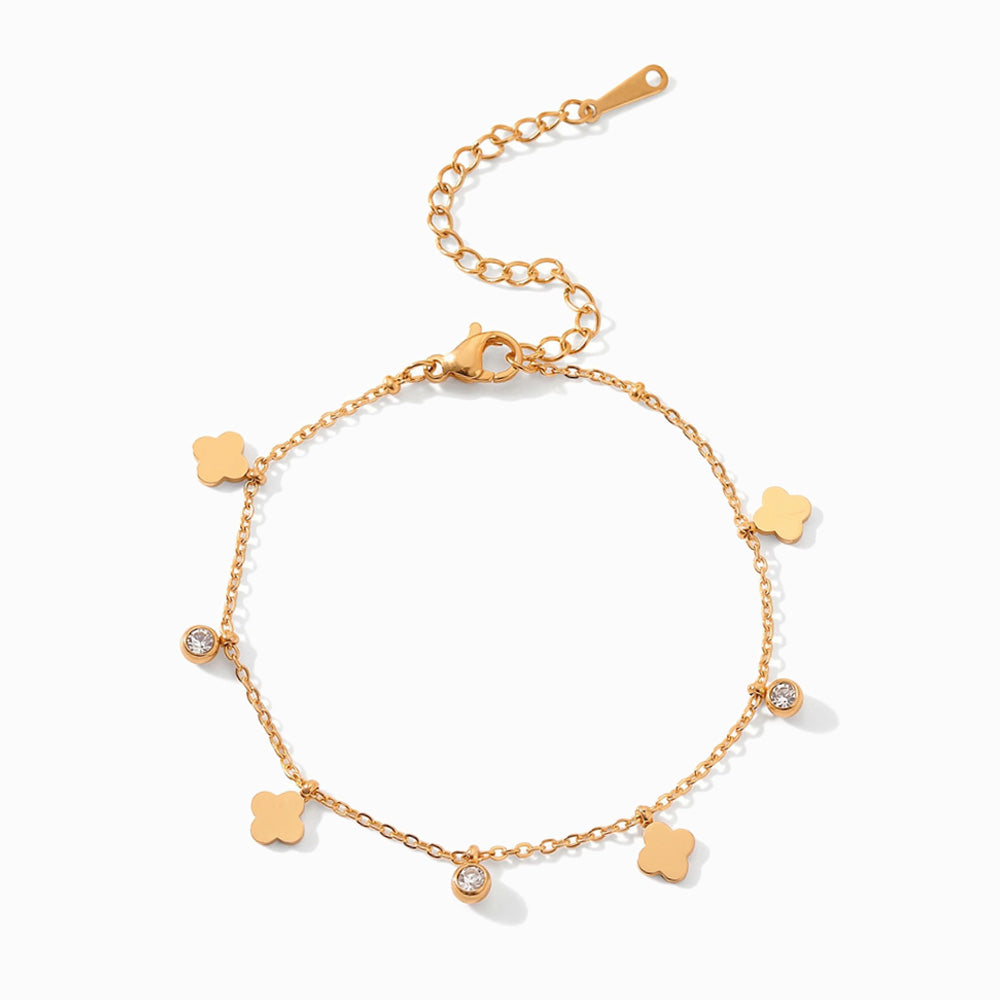 Pulseira Trevo SL2380 - Aço Inox