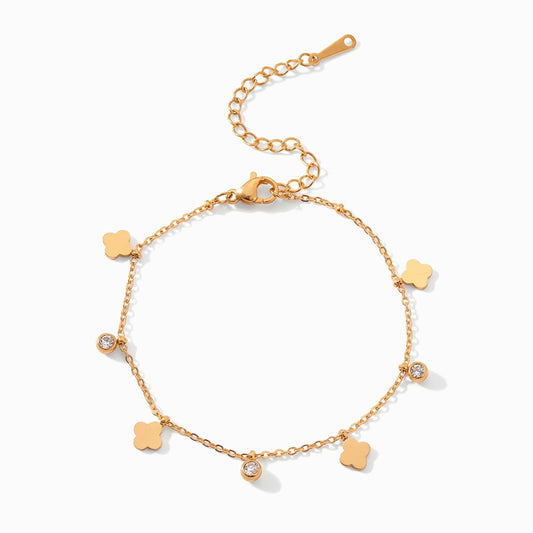 Pulseira Trevo SL2380 - Aço Inox