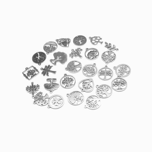 PendenteS Árvore da Vida - Aço Inox Prateado