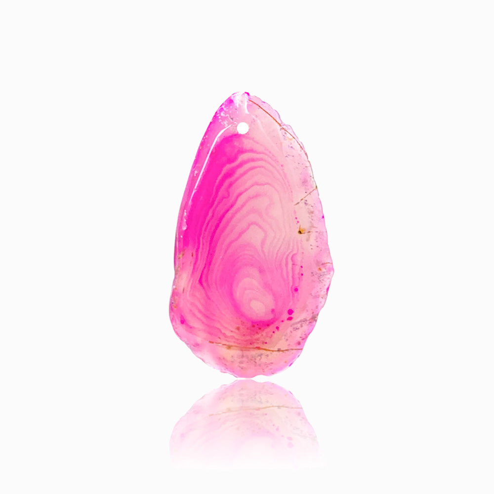 Pendente Chapa de Ágata Rosa Choque PN5005